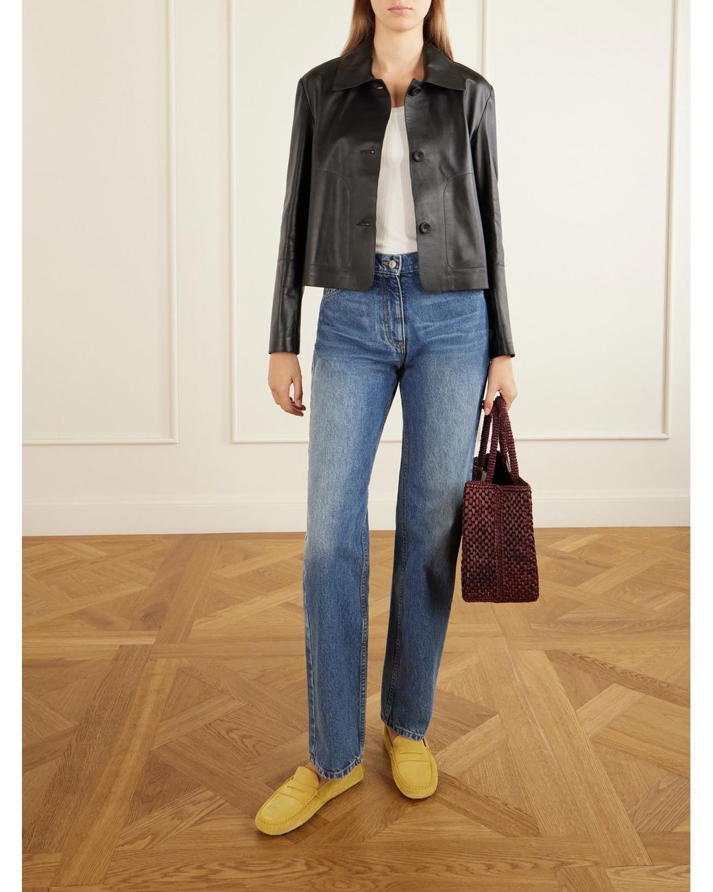 Tod's Natural Gommino Suede Loafers