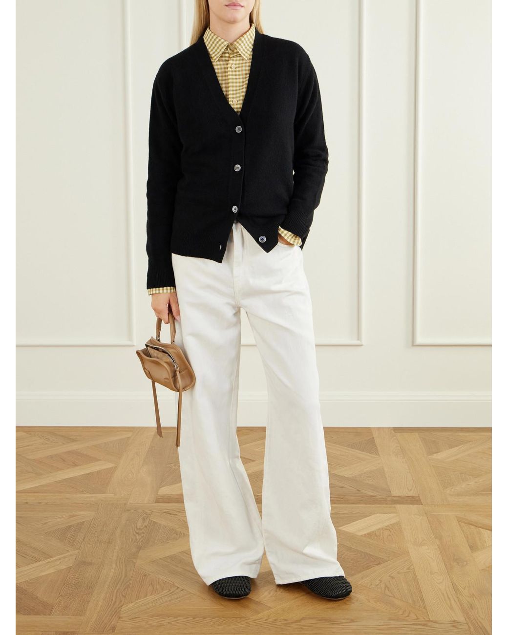 &Daughter Black Ava Wool Cardigan