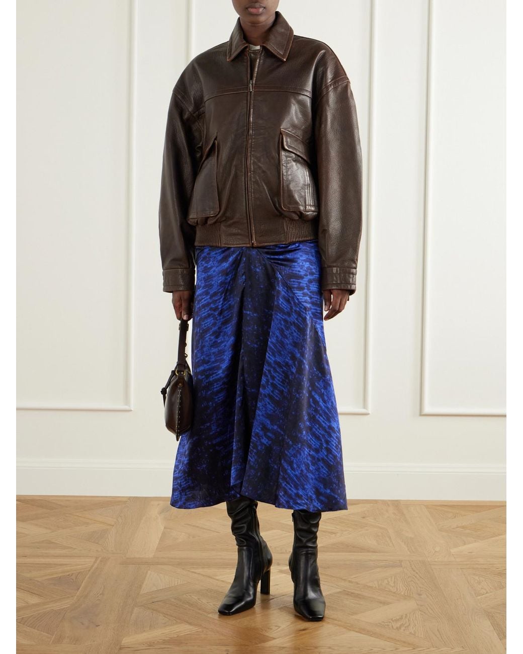 Christopher Esber Brown Leather Jacket