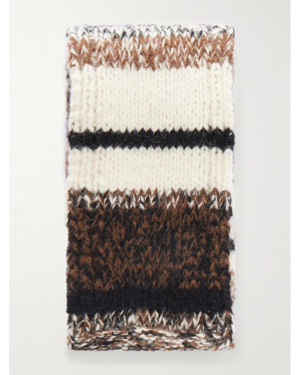 Lauren Manoogian Multicolor Rio Striped Alpaca, Pima Cotton And Merino Wool-Blend Scarf