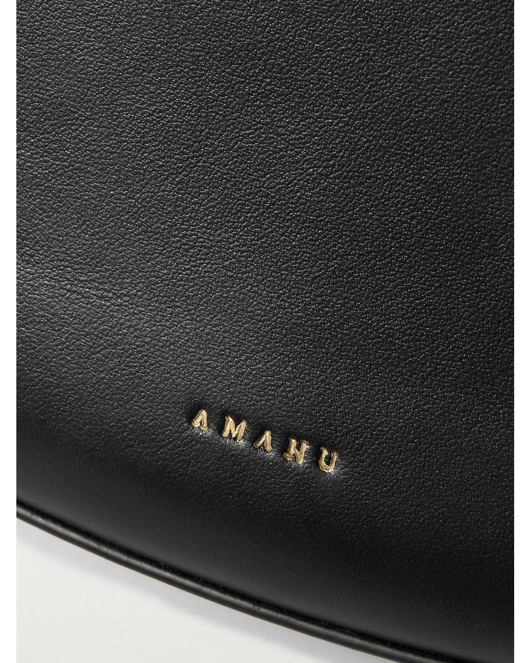 Amanu Black The Zambia Embellished Leather Tote