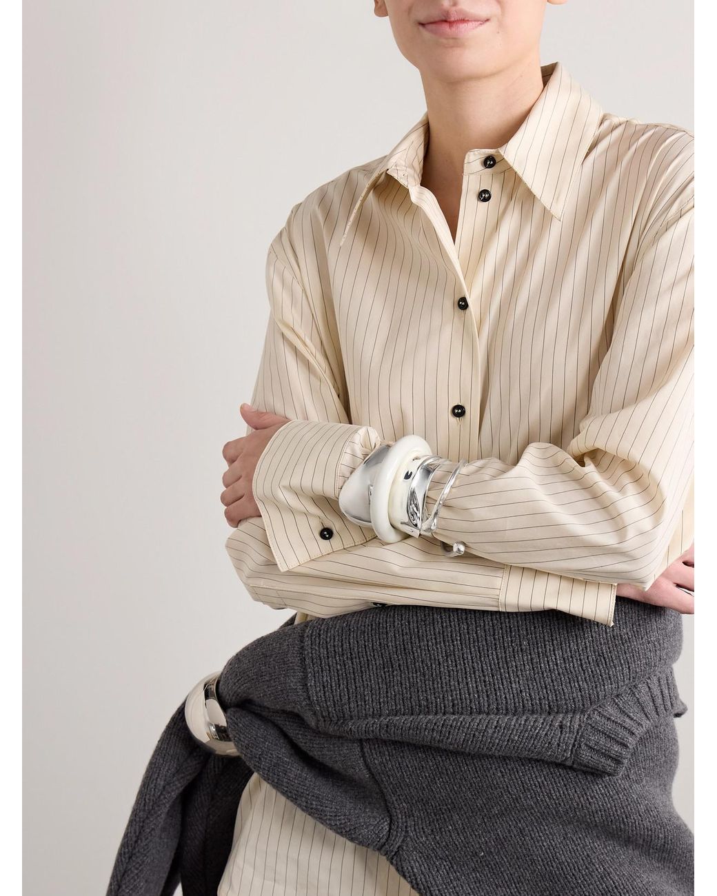 COMPLETEDWORKS Gray Ridge-Plated Cuff