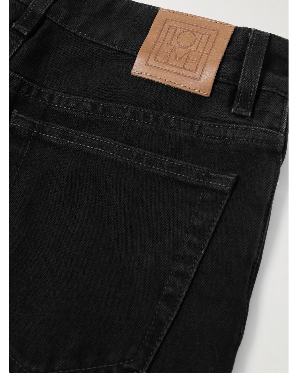 Totême  Black Garderob Mid-Rise Slim-Fit Jeans