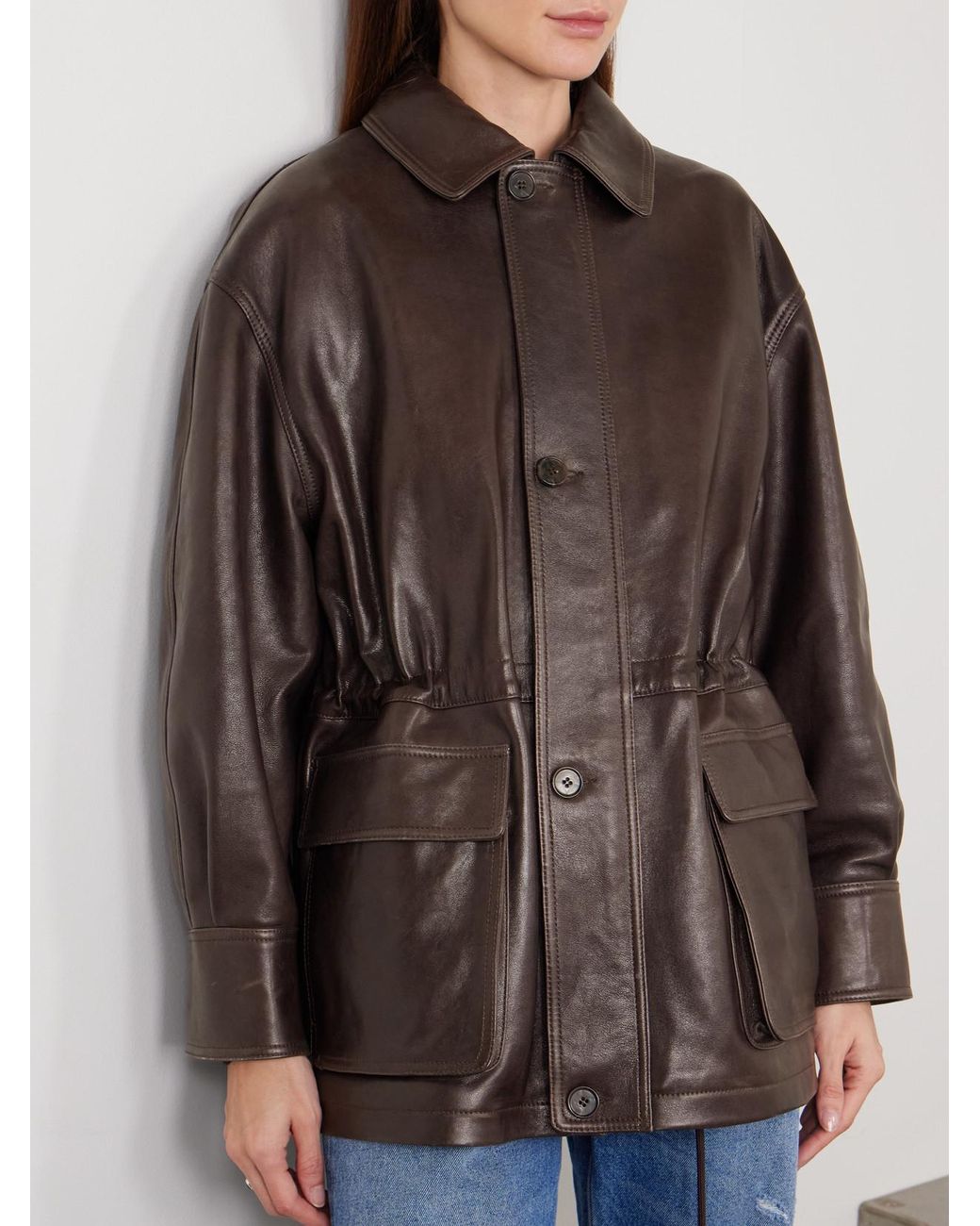 Arma Brown Maeve Leather Jacket