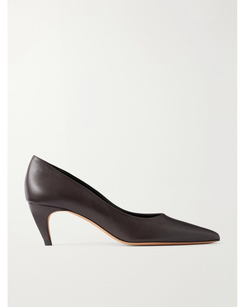 Jude Brown Blade 60 Leather Pumps