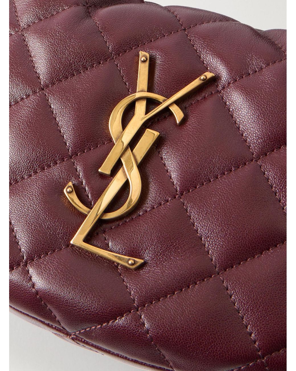 Saint Laurent Pink Icare Matelassé Leather Tote