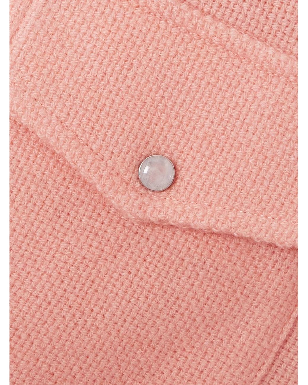 God's True Cashmere Pink Cashmere Shirt