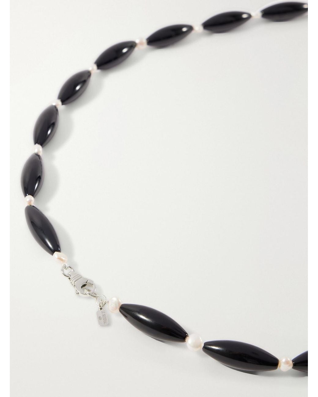 Le Sundial Natural Nives Mother-Of-Pearl And Sterling Necklace