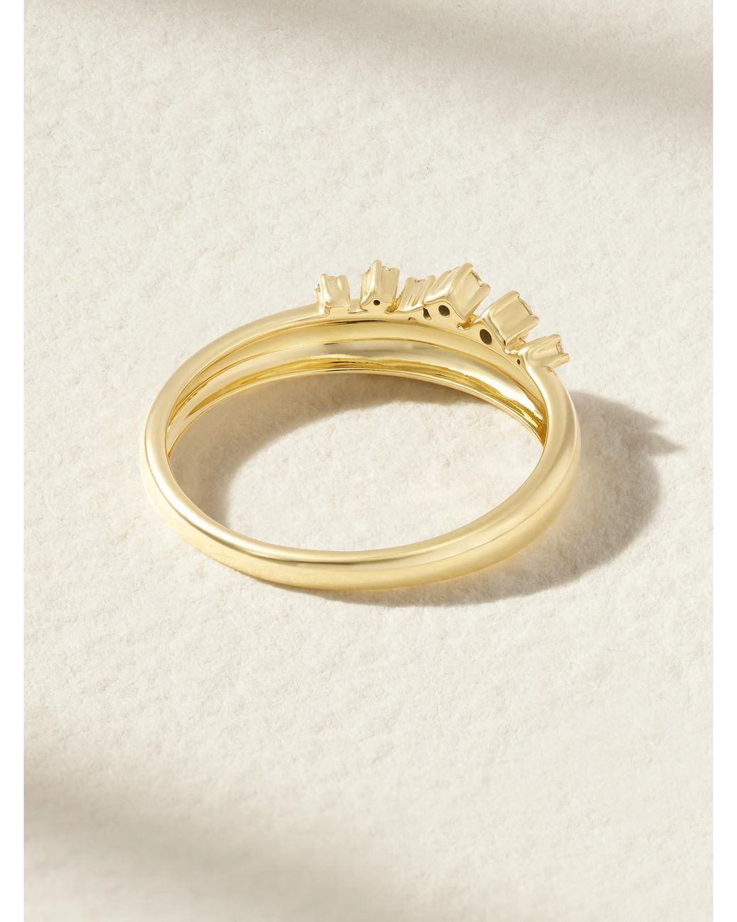 Mizuki Natural 14-Karat Diamond Ring
