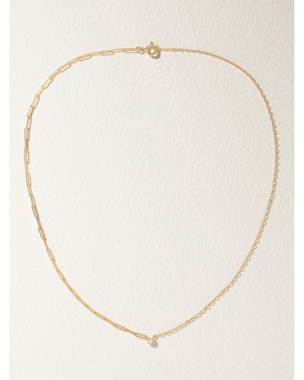 Yvonne Léon Natural 18-Karat Diamond Necklace