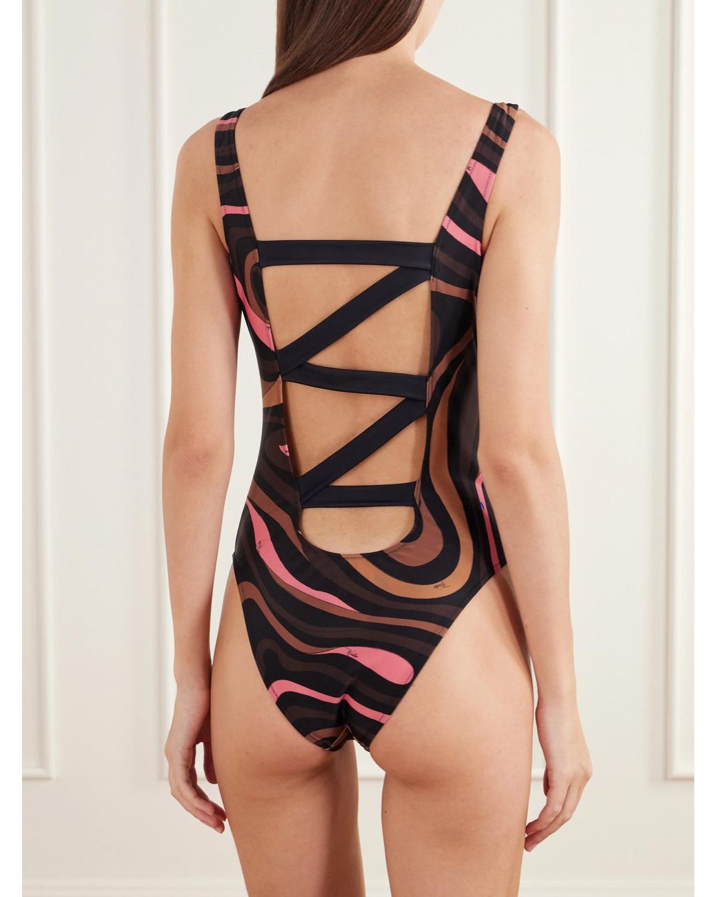 Emilio Pucci Multicolor Printed Swimsuit