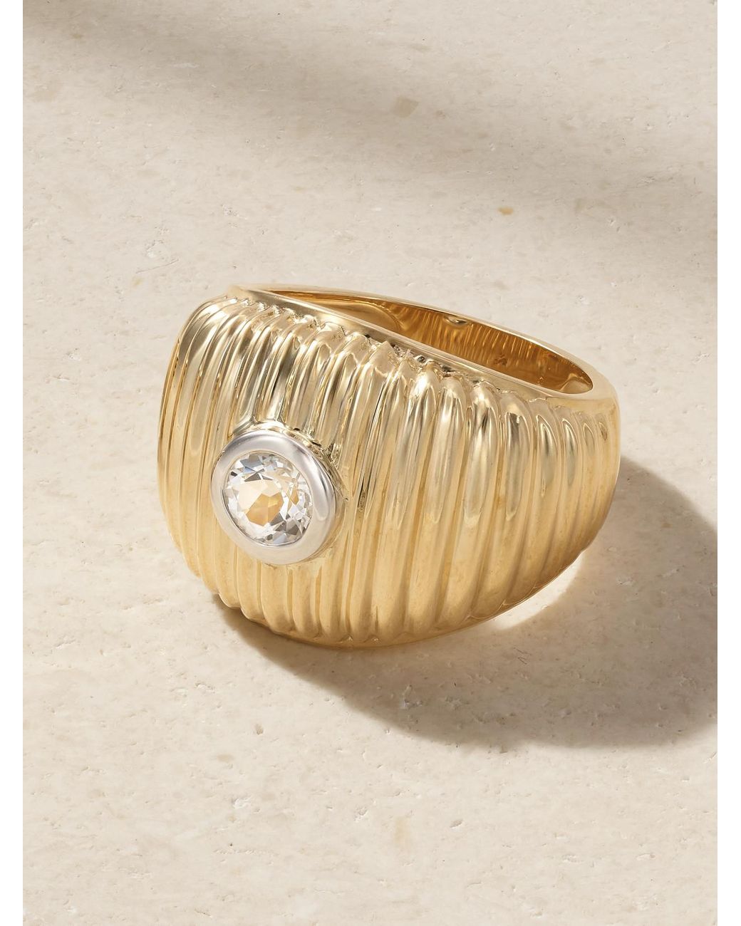 Yvonne Léon Natural 9-Karat Topaz Ring