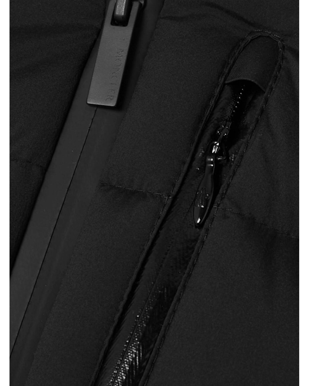 Moncler Black Herbe Hooded Quilted Shell Down Jacket