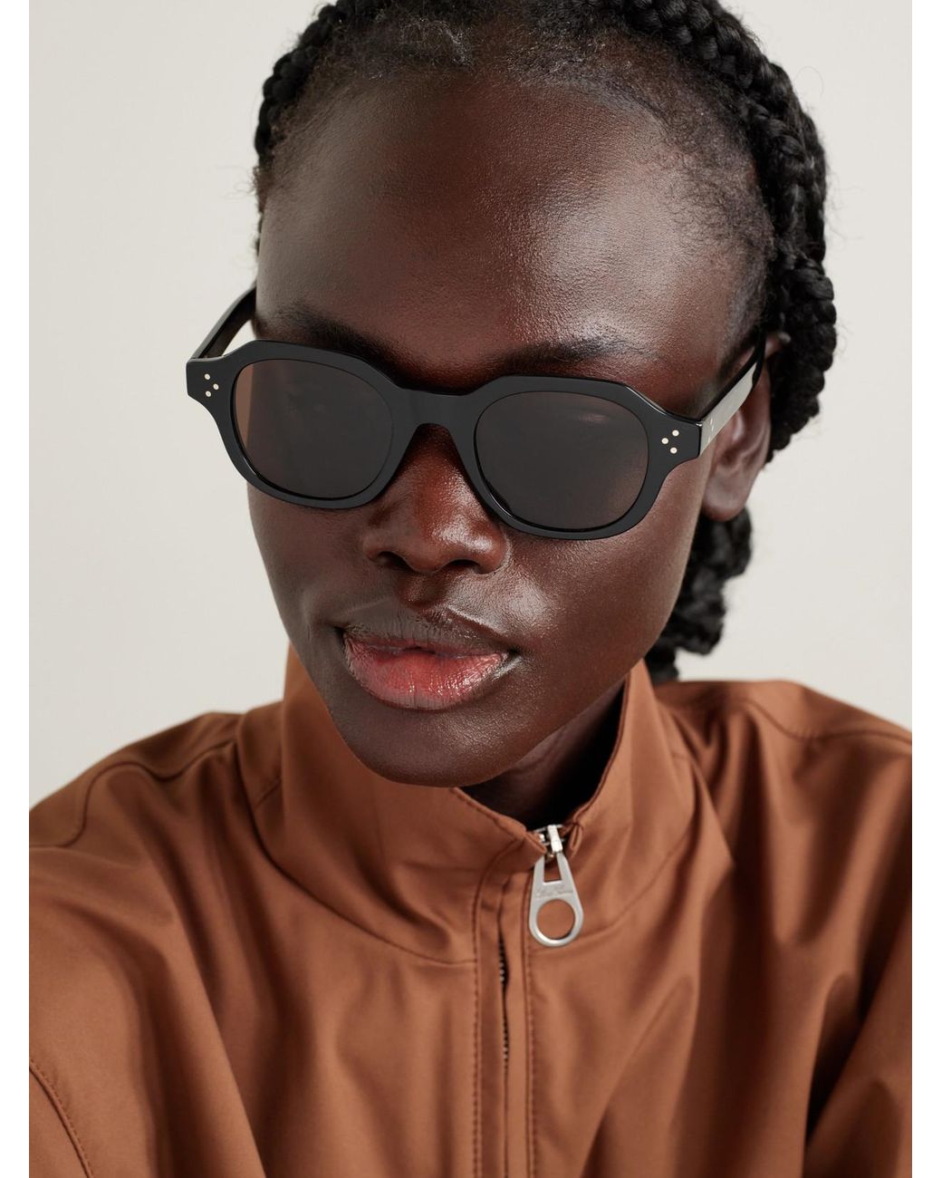 Céline Black D-Frame Acetate Sunglasses