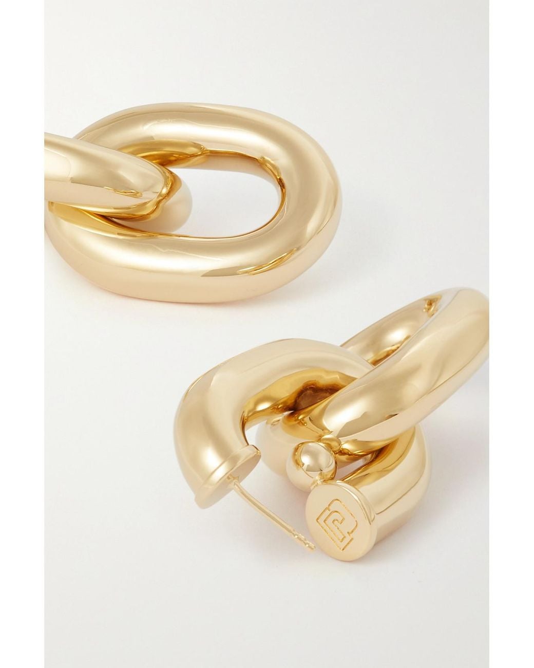 Rabanne Metallic Tone Earrings