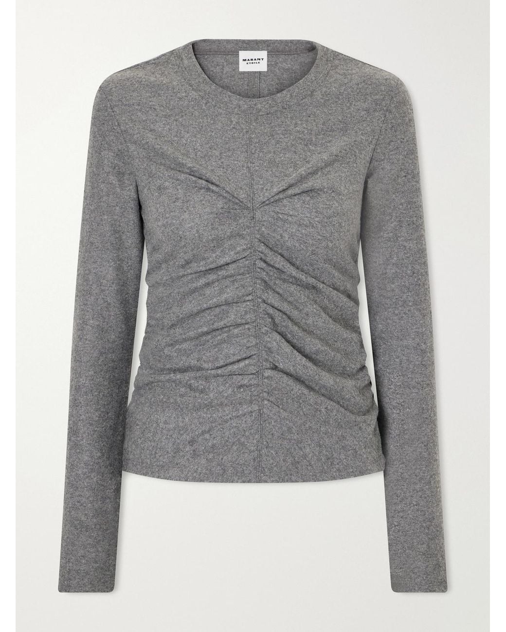 Isabel Marant Gray Delesa Stretch Top