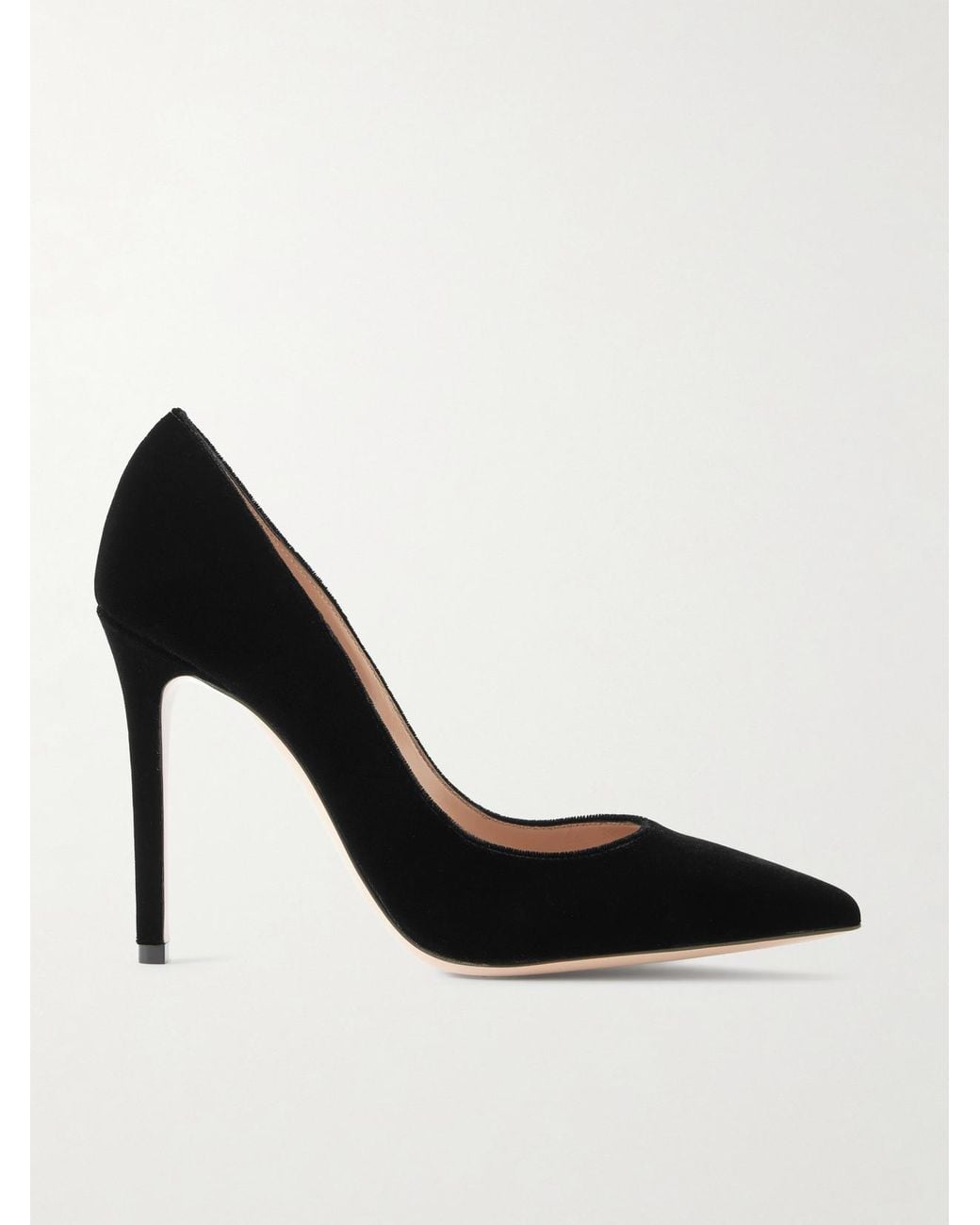Gianvito Rossi Black Suede Gianvito Pumps 105