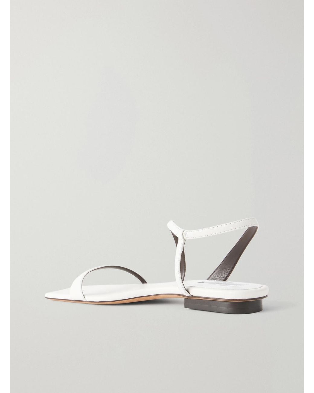 Emme Parsons Natural Delice Leather Flat Sandals