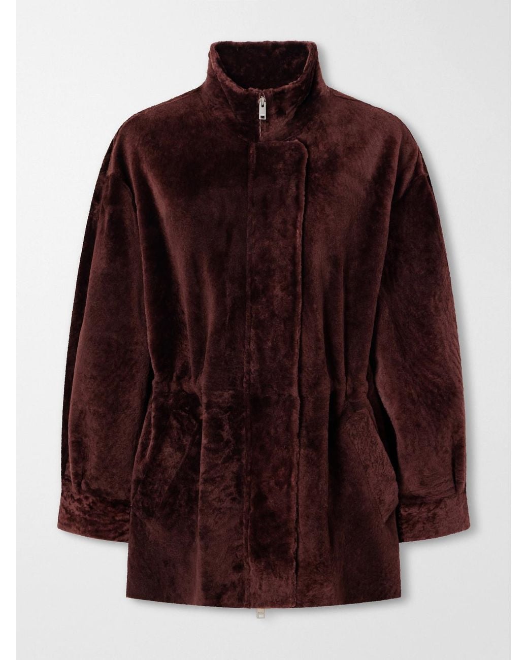 Arma Purple Alia Shearling Jacket