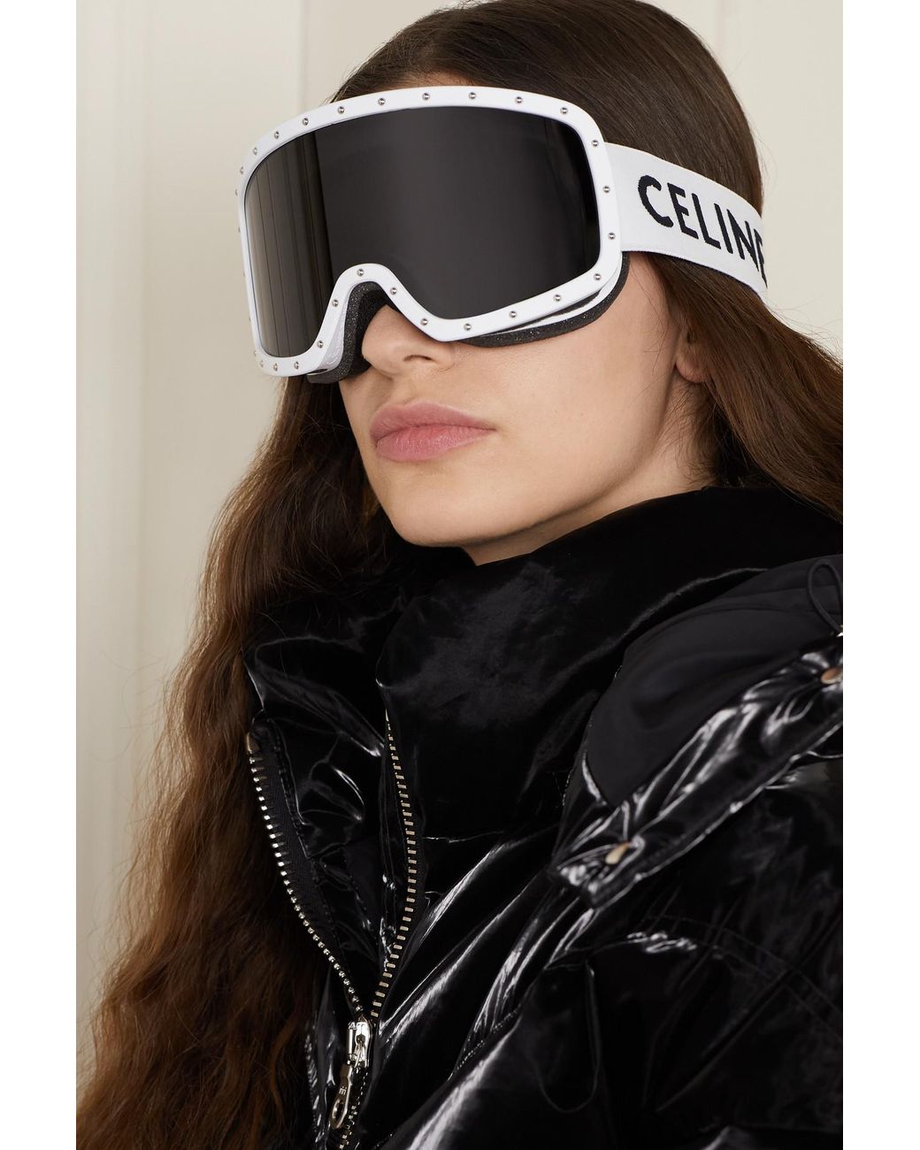 Celine Studded Ski Goggles in Blue