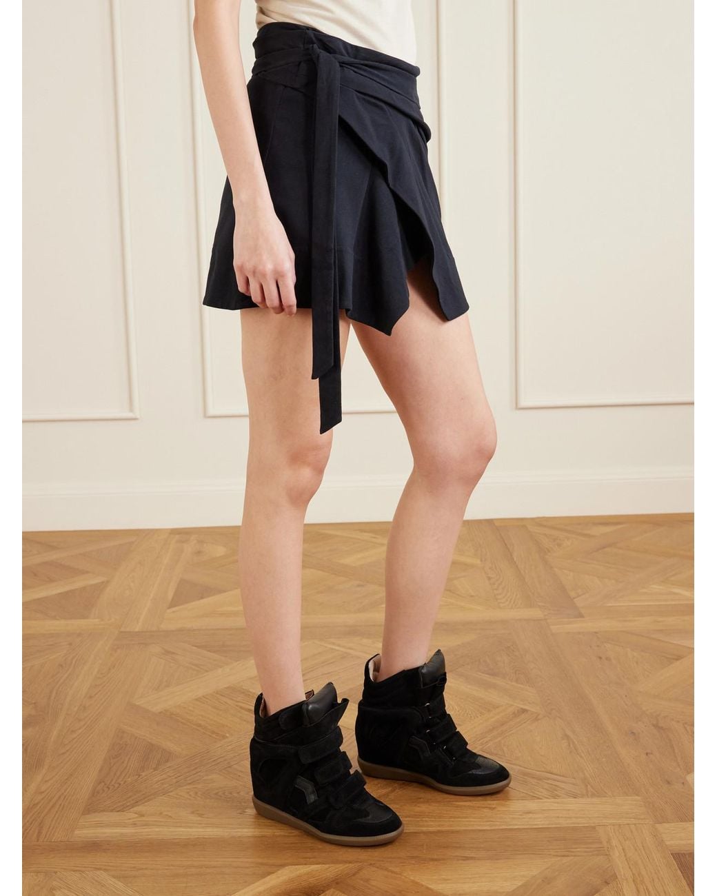 Isabel Marant Black Bekett Sneakers