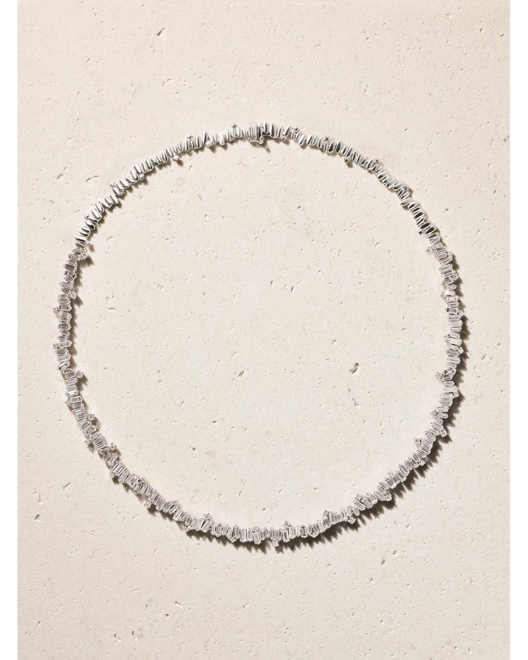 Suzanne Kalan Natural 18-Karat Diamond Necklace