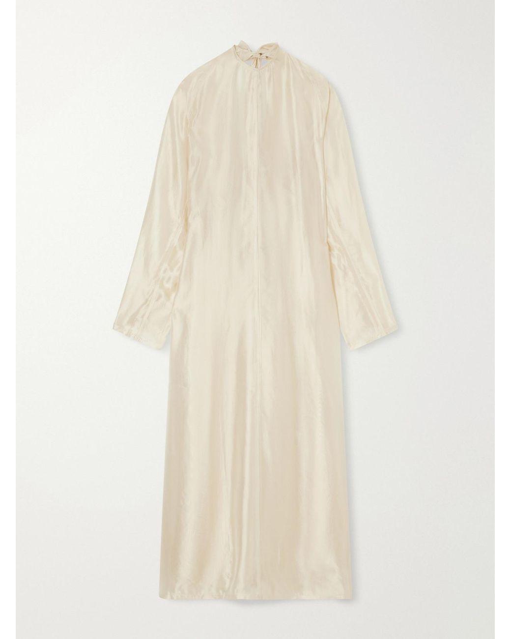 Our Legacy Natural Shift Satin Maxi Dress