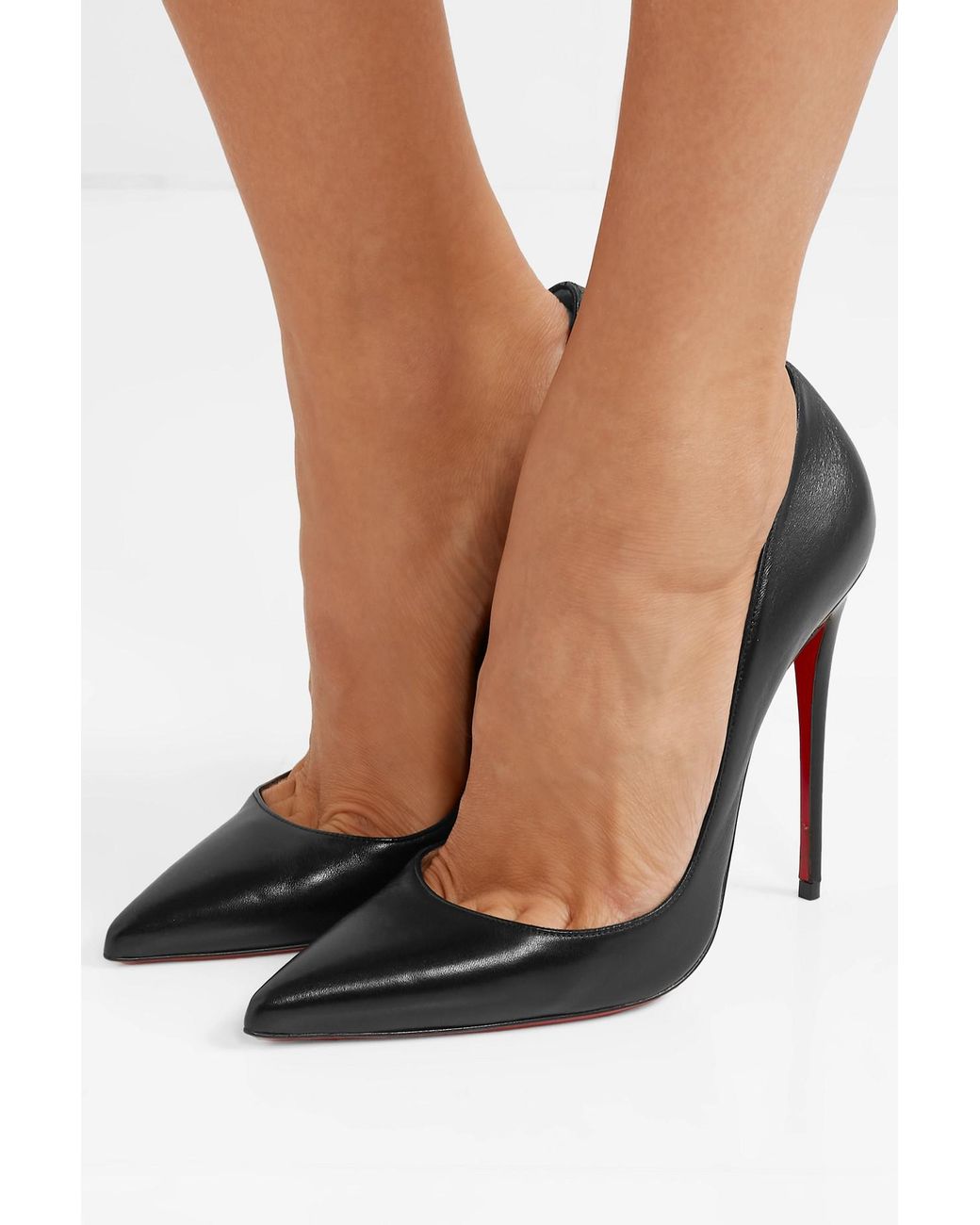 Christian Louboutin So Kate 120 Leather Pumps in Black | Lyst
