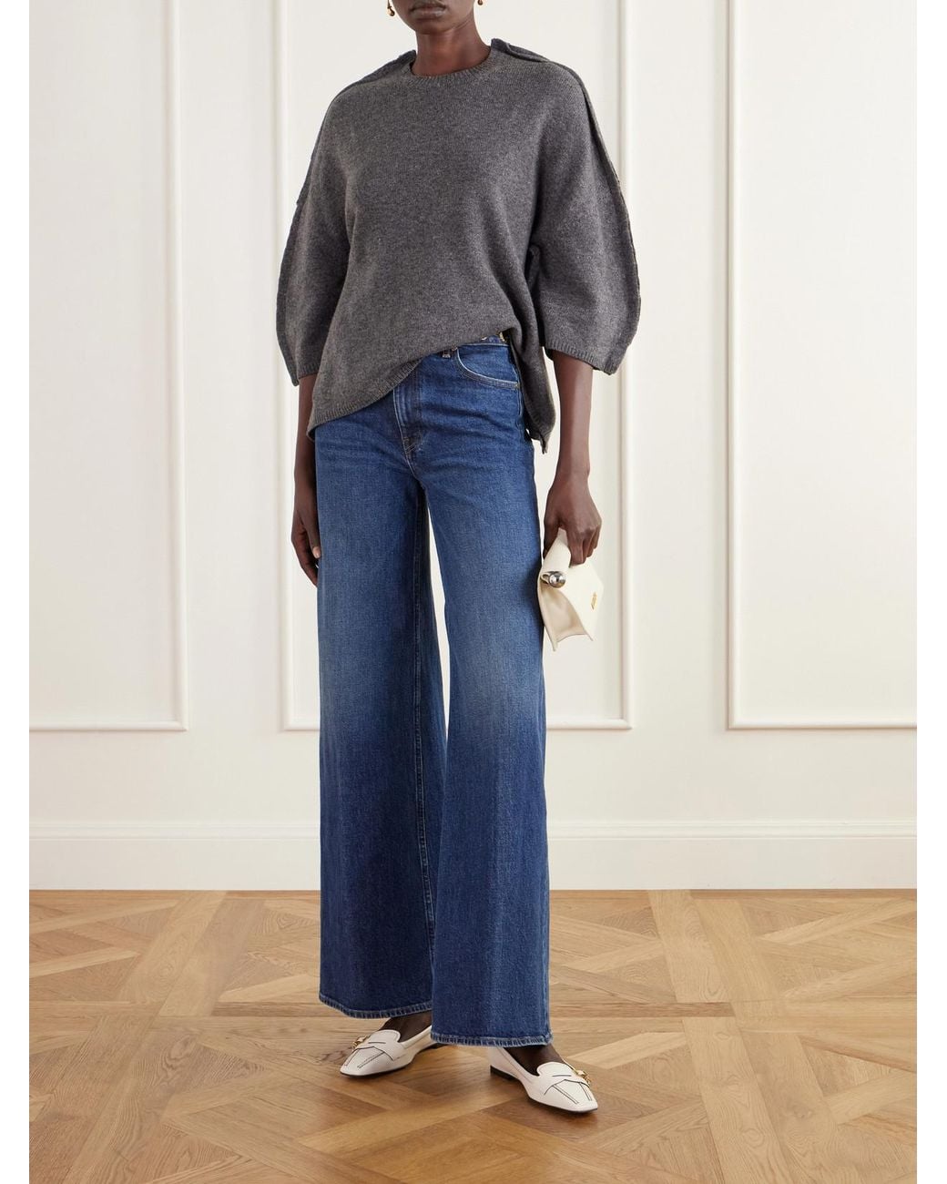Tod's Natural 20 Buckled Leather Flats