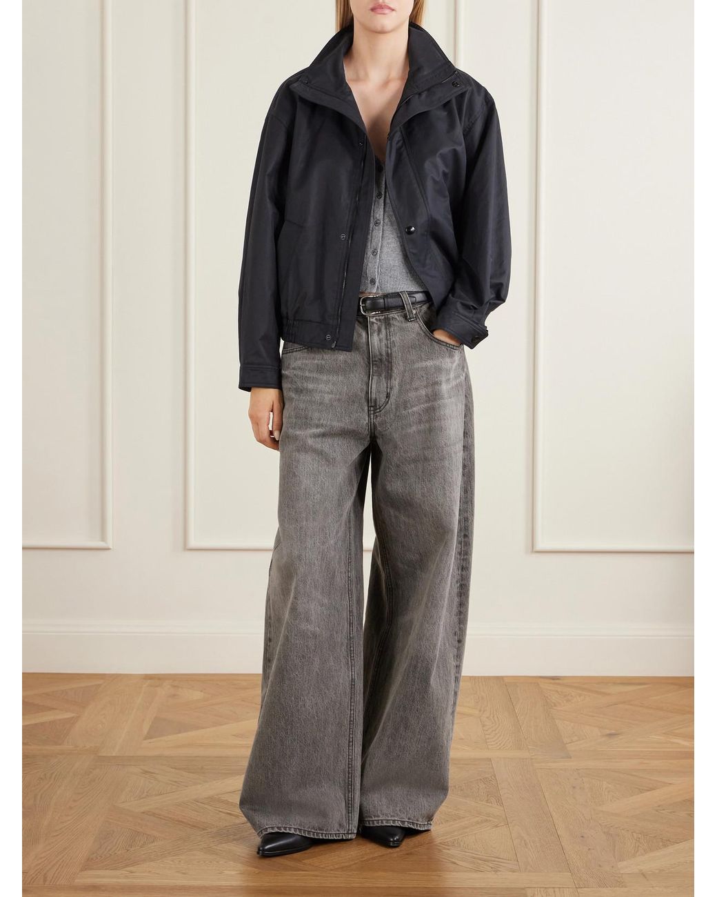 Nili Lotan Gray Porter Cashmere Sweater Vest