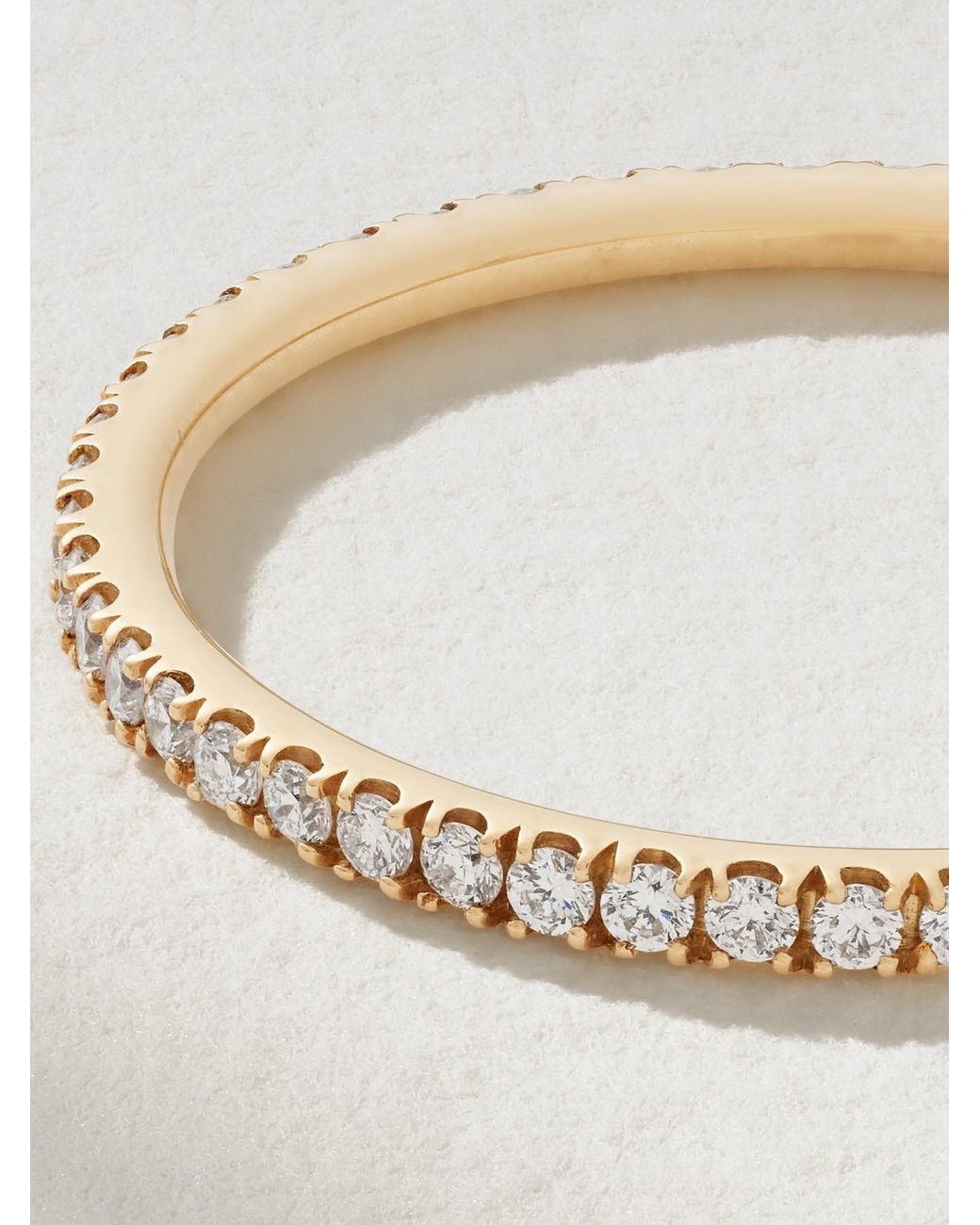 Ileana Makri Natural Thread 18-Karat Diamond Eternity Ring