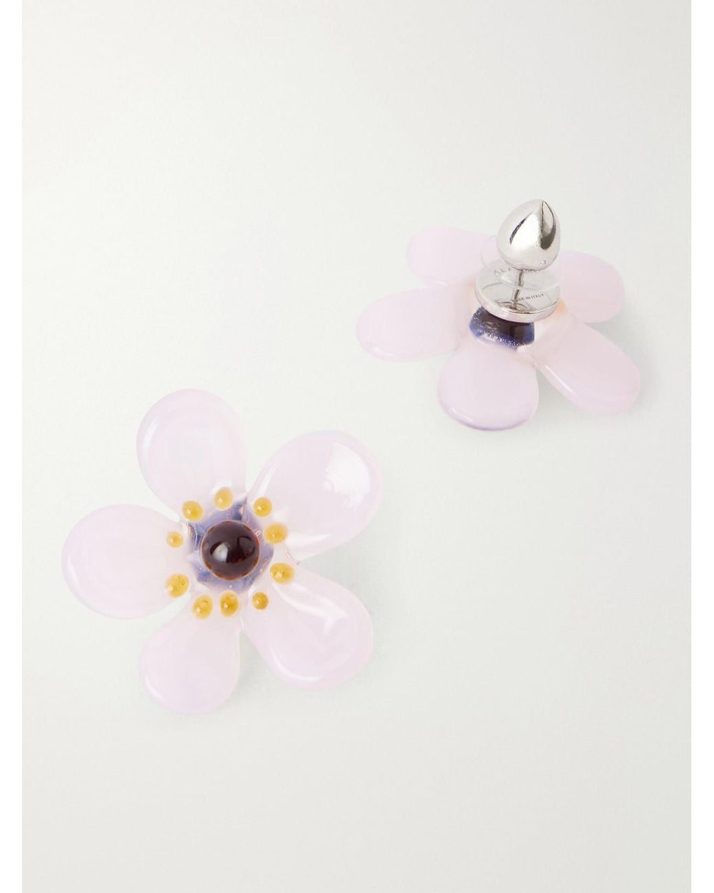 Alaïa Natural Bloom Glass Earrings