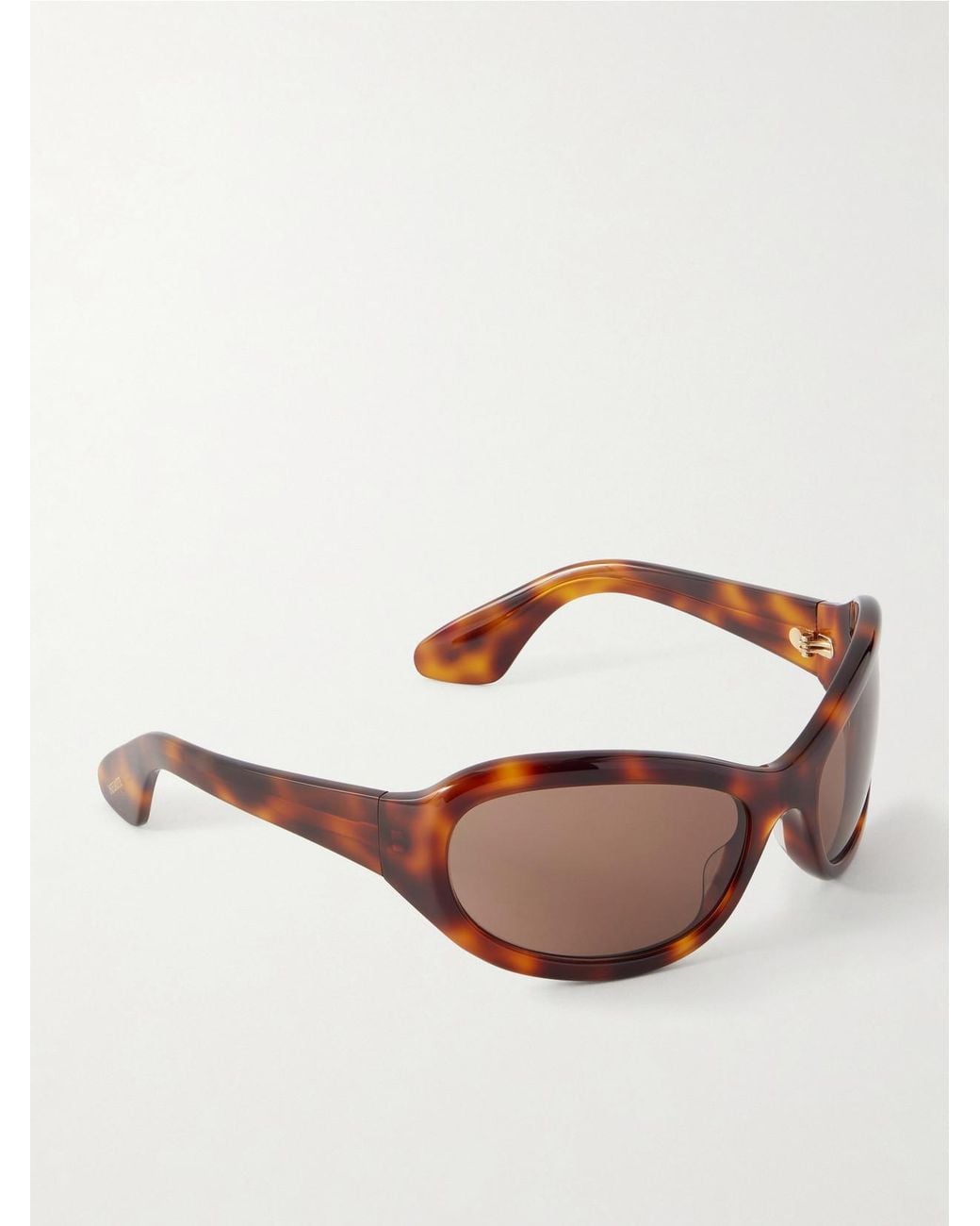 Oliver Peoples Brown Khaite 1967C Round-Frame Acetate Sunglasses
