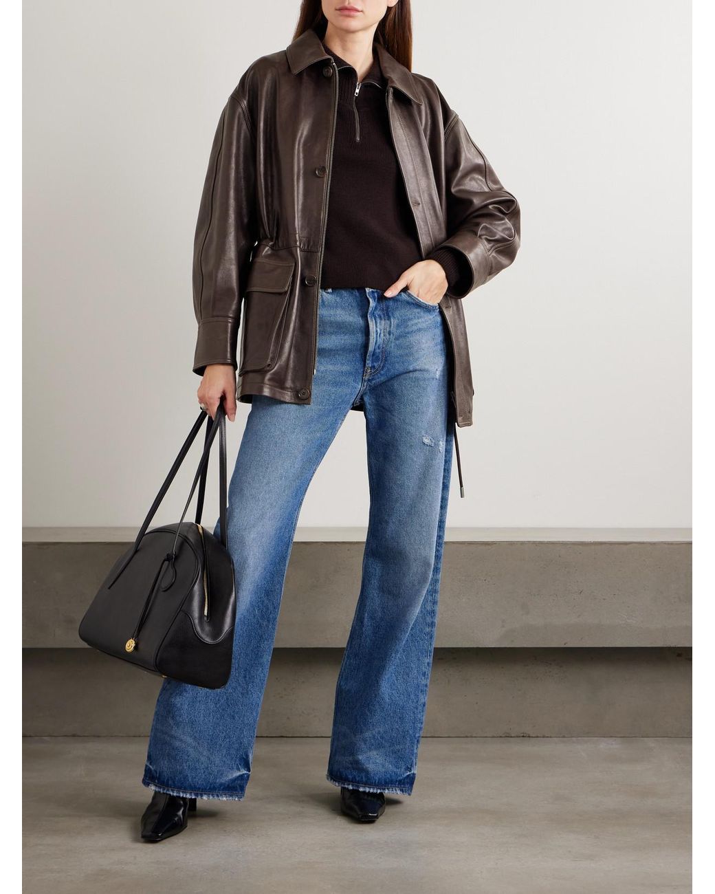 Arma Brown Maeve Leather Jacket