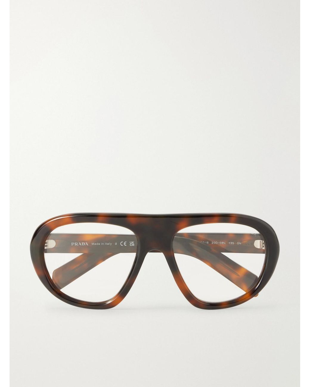 Prada Multicolor Aviator-Style Acetate Optical Glasses