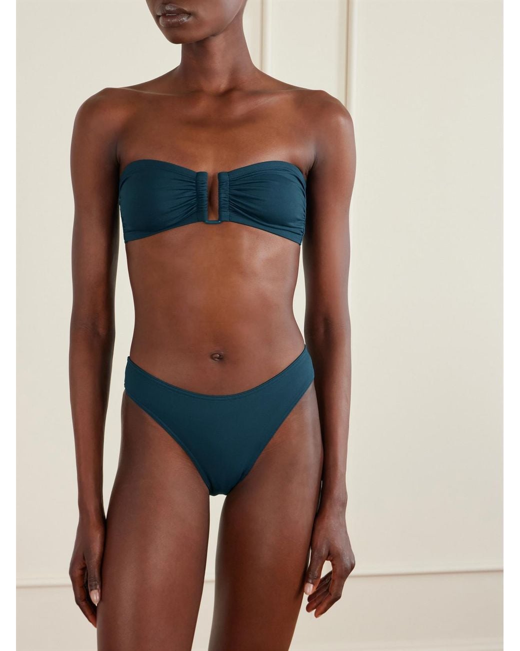 Eres Blue Coulisses Bikini Briefs