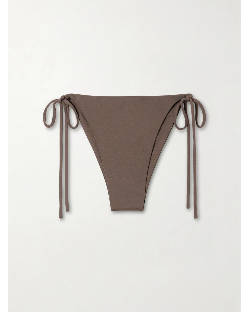Magda Butrym Brown Stretch-Jersey Bikini Briefs