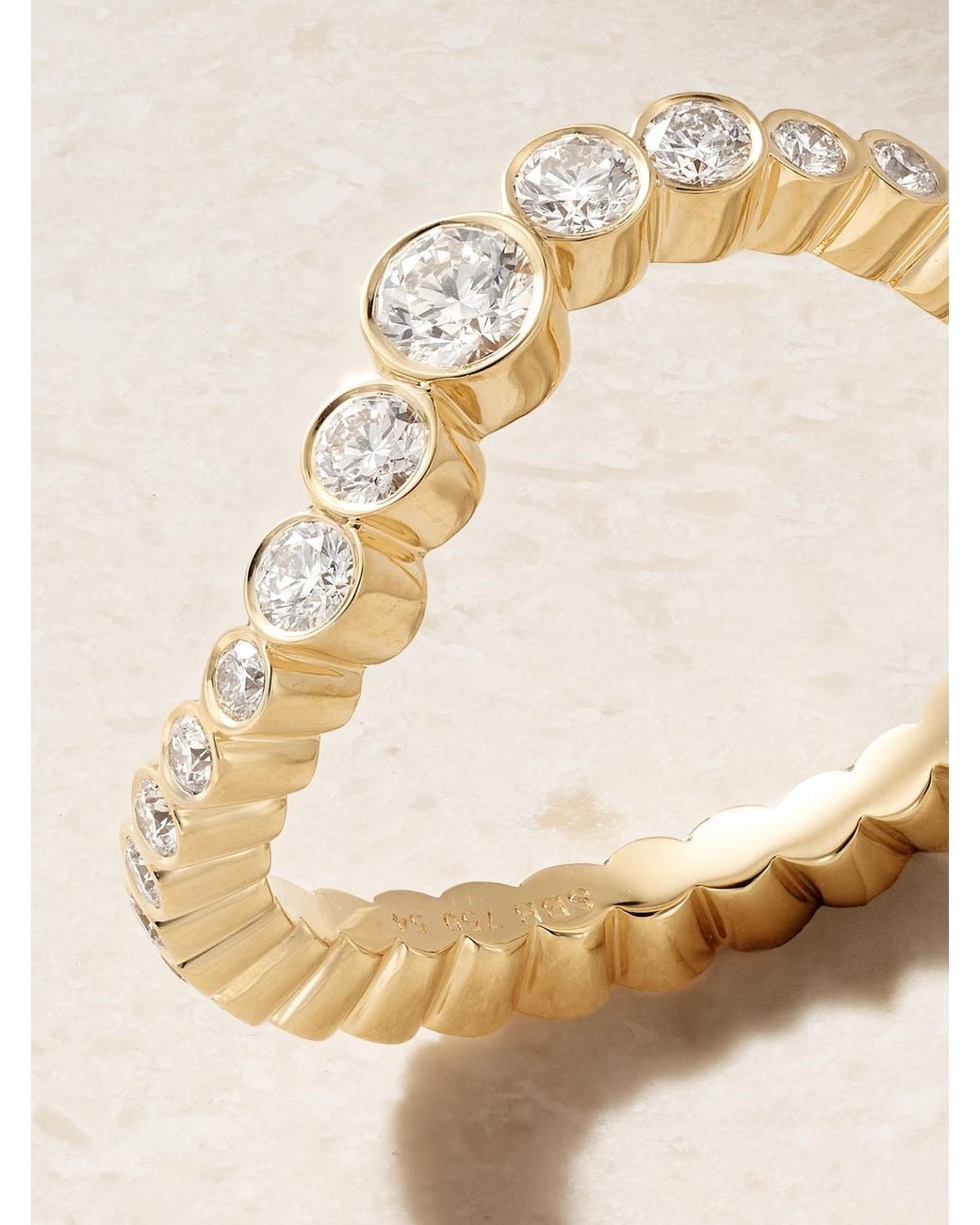 Sophie Bille Brahe Natural Sky Classic 18-Karat Recycled Diamond Ring