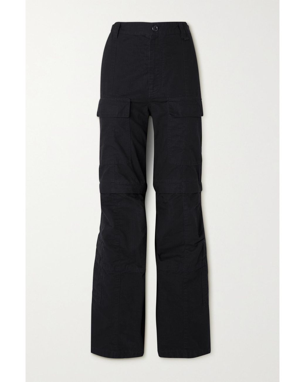 Black Cargo-pocket wide-leg jeans, Balenciaga