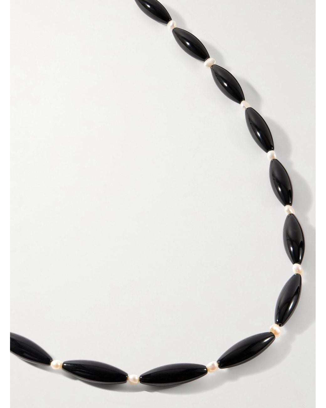 Le Sundial Natural Nives Mother-Of-Pearl And Sterling Necklace