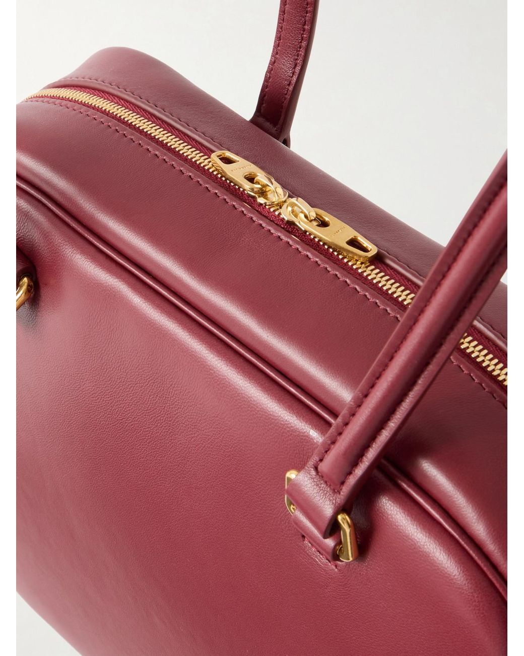Jil Sander Red Vision Mini Leather Tote