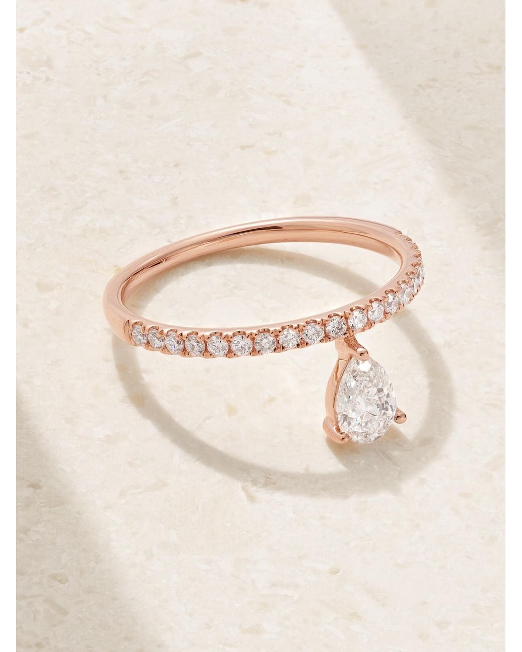 Anita Ko Natural Duchess 18-Karat Rose Diamond Eternity Ring