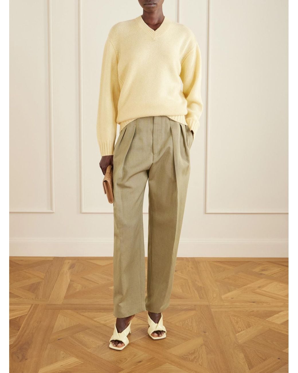 Bottega Veneta Natural Cashmere Sweater