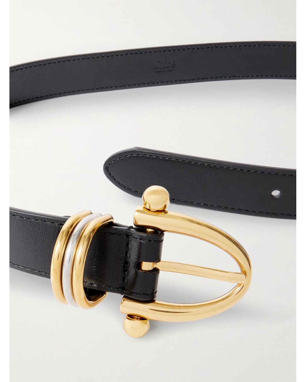 Chloé Black Bracelet Leather Belt