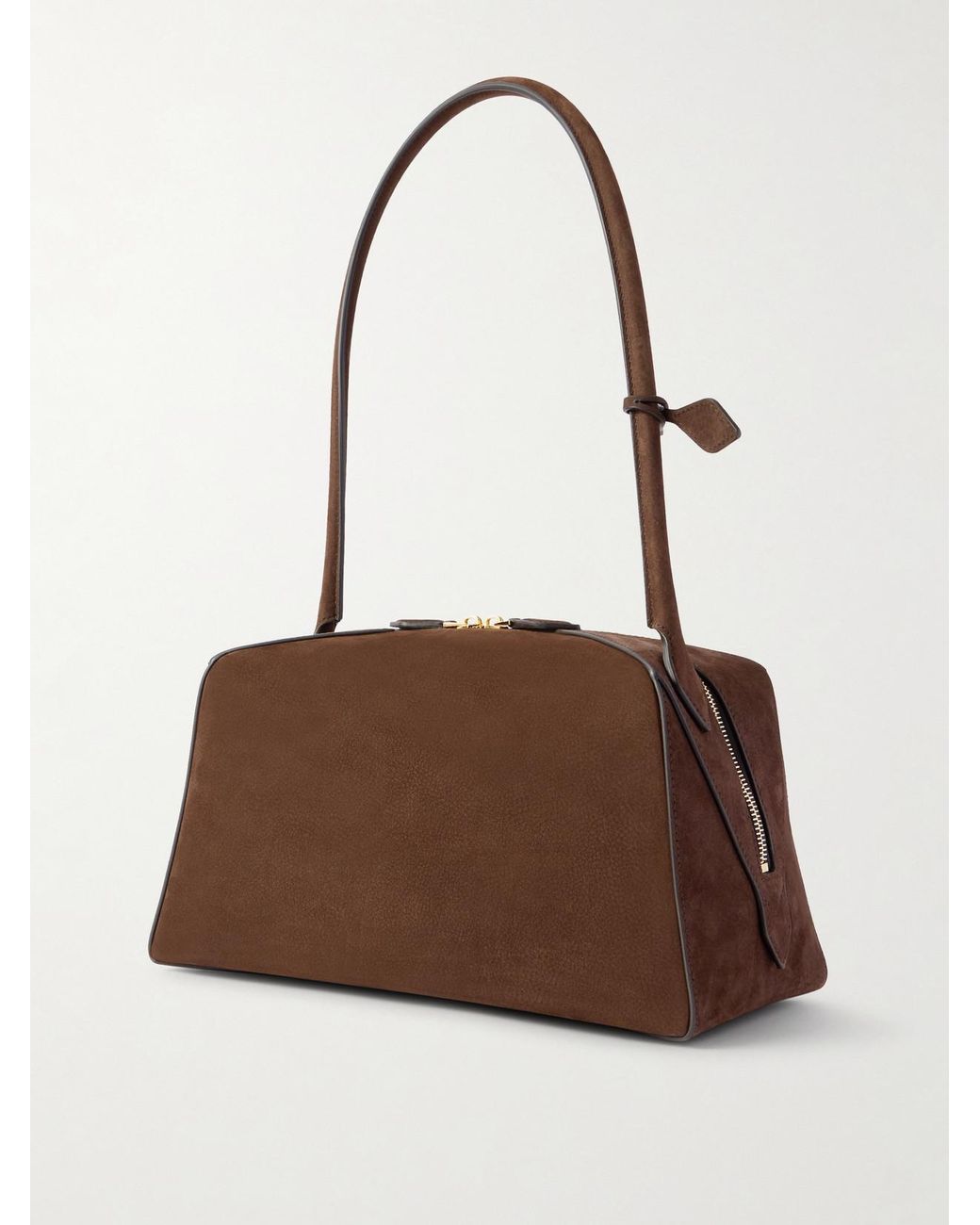 Alaïa Brown Le Bouledogue Medium Leather Shoulder Bag