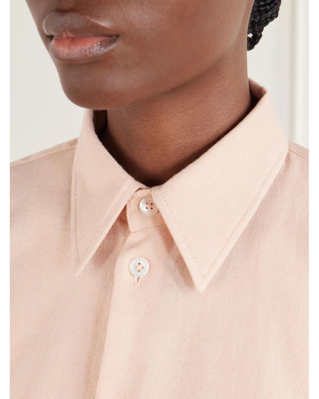 Marrakshi Life Natural The Oversized Cotton Oxford Shirt