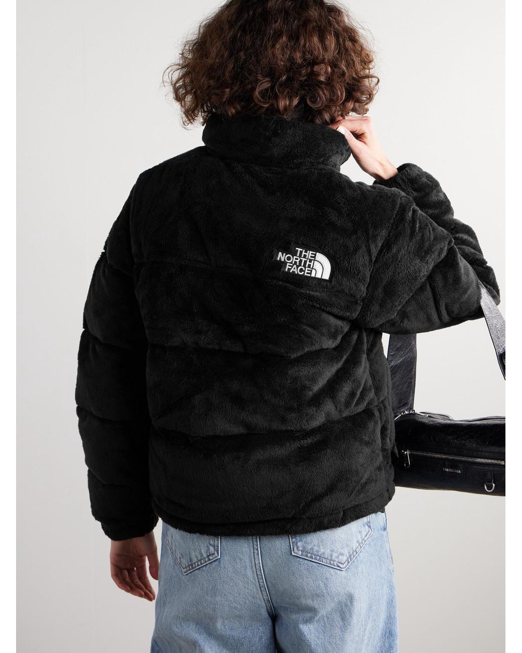 North face quilted pullover clearance