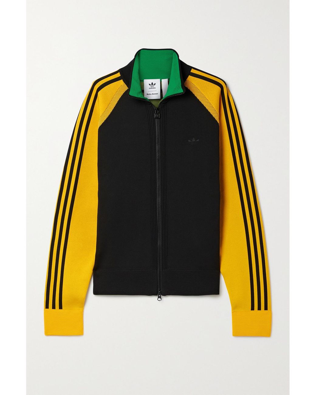 adidas Originals + Wales Bonner Trainingsjacke Aus Recyceltem  Stretch-strick Mit Mesh-einsätzen in Gelb | Lyst AT