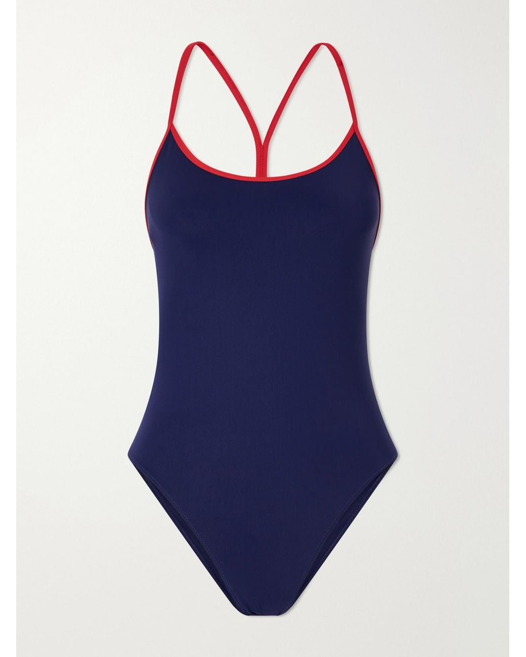 Lido Blue Racerback Stretch Swimsuit