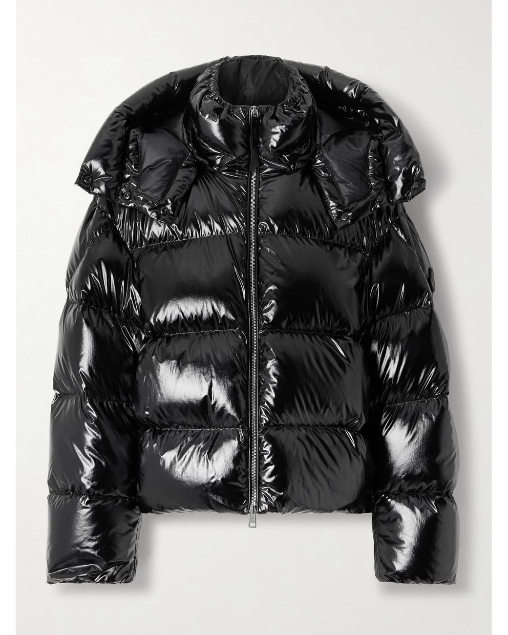 Moncler Genius Black Lothar Hooded Quilted Shell Down Jacket
